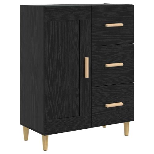 Kreveta Crni hrast 69,5 x 34 x 90 cm Konstruirano drvo - Crni hrast Cijena