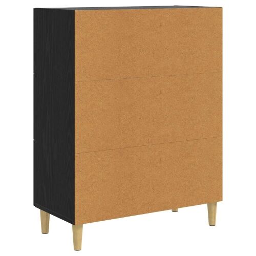 Kreveta Crni hrast 69,5 x 34 x 90 cm Konstruirano drvo - Crni hrast Cijena