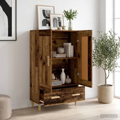 Kuhinjski ormarić Staro drvo 70 x 31 x 115 cm Konstruirano drvo - Staro drvo Cijena