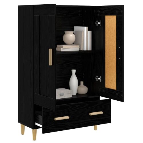 Kuhinjski ormarić Crni hrast 70 x 31 x 115 cm Konstruirano drvo - Crni hrast Cijena