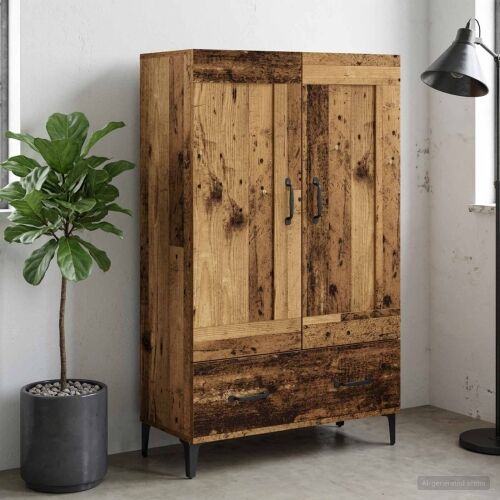 Kuhinjski ormarić Staro drvo 70 x 31 x 115 cm Konstruirano drvo - Staro drvo Cijena