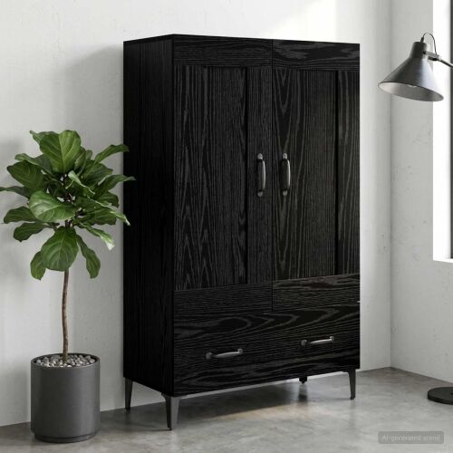Kuhinjski ormarić Crni hrast 70 x 31 x 115 cm Konstruirano drvo - Crni hrast Cijena