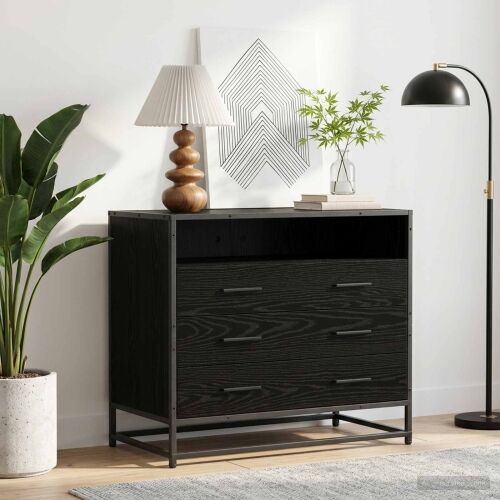 Ormar s ladicama 3-Ladica Crni hrast 70 x 41 x 70 cm - Crni hrast Cijena