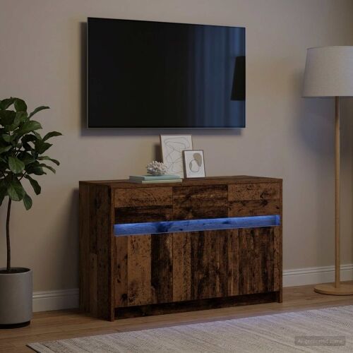 TV ormar 91 x 34 x 61 cm Staro drvo Konstruirano drvo - Staro drvo Cijena