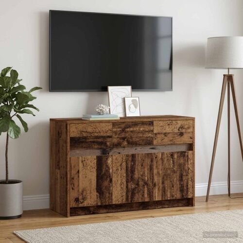TV ormar 91 x 34 x 61 cm Staro drvo Konstruirano drvo - Staro drvo Cijena