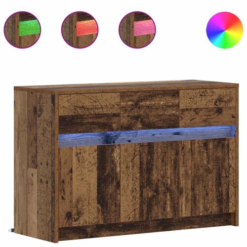 TV ormar 91 x 34 x 61 cm Staro drvo Konstruirano drvo - Staro drvo Cijena
