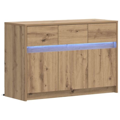 TV ormar 91 x 34 x 61 cm Hrast artisan Konstruirano drvo - Hrast artisan Cijena
