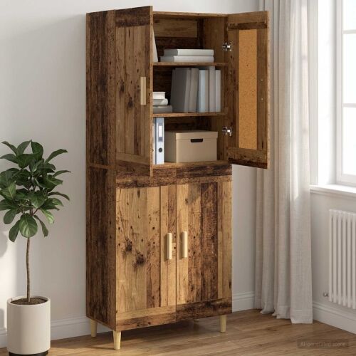 Kreveta Staro drvo 69,5 x 34 x 90 cm Konstruirano drvo - Staro drvo Cijena