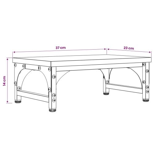 Stalak za Monitor Hrast artisan 37 x 23 x 14 cm - Hrast artisan 37 x 23 x 14 cm Cijena