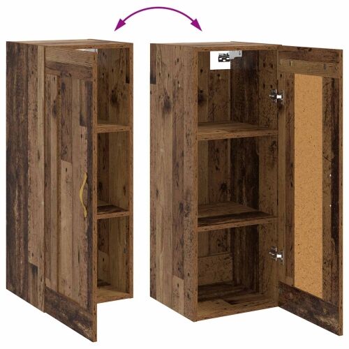 Ormar za Zid Staro drvo 34,5 x 34 x 90 cm Konstruirano drvo - Staro drvo Cijena