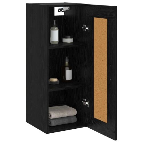 Ormar za Zid Crni hrast 34,5 x 34 x 90 cm Konstruirano drvo - Crni hrast Cijena