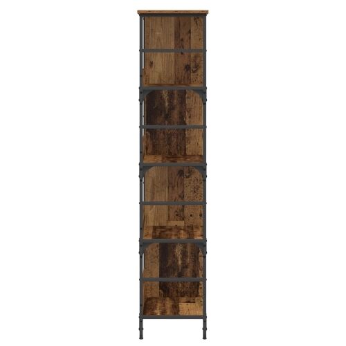 Polica 4 razina 78,5 x 33 x 153 cm metal PB Staro drvo - Staro drvo 153 cm Cijena