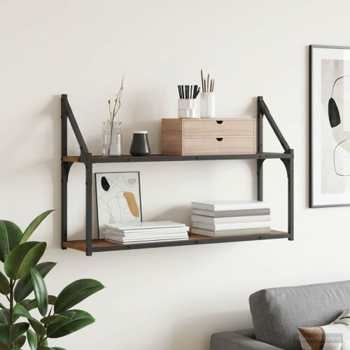 Zidna polica Zidna montaža Staro drvo 80 x 21 x 51 cm - Staro drvo 80 x 21 x 51 cm Cijena