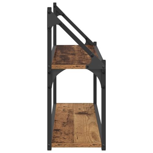 Zidna polica Zidna montaža Staro drvo 80 x 21 x 51 cm - Staro drvo 80 x 21 x 51 cm Cijena