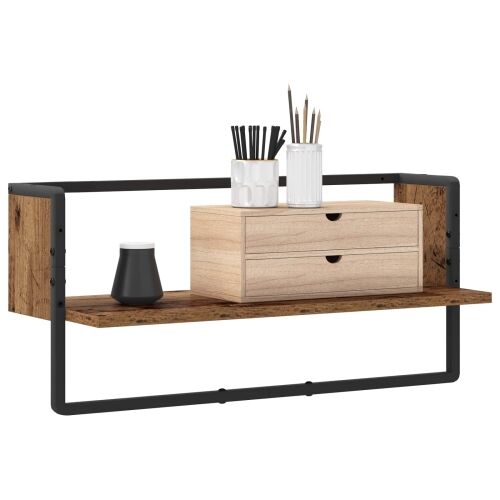 Zidna polica Zidna montaža Staro drvo 65 x 25 x 30 cm - Staro drvo 65 x 25 x 30 cm Cijena