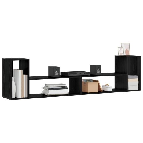 TV ormar 100 x 30 x 50 cm Crni hrast Konstruirano drvo - Crni hrast 100 cm Cijena
