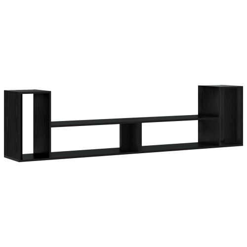 TV ormar 100 x 30 x 50 cm Crni hrast Konstruirano drvo - Crni hrast 100 cm Cijena