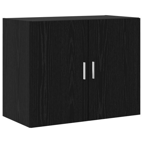 Ormar za Zid Crni hrast 80 x 42,5 x 64 cm Konstruirano drvo - Crni hrast Cijena