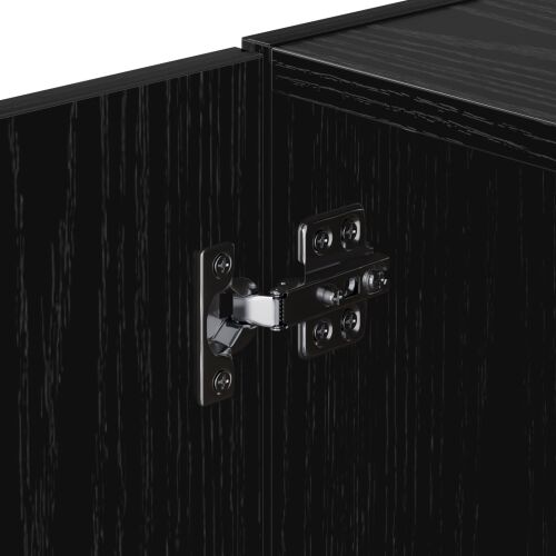 Ormar za Zid Crni hrast 80 x 42,5 x 64 cm Konstruirano drvo - Crni hrast Cijena