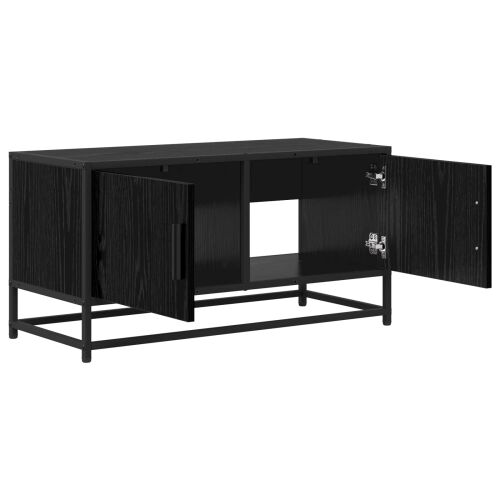 TV ormar 80 x 34,5 x 40 cm Crni hrast Konstruirano drvo - Crni hrast Cijena