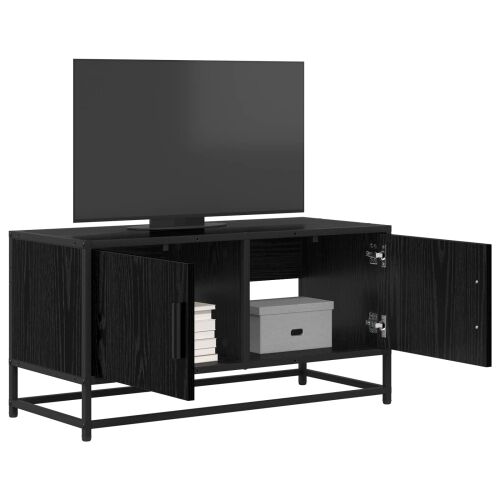 TV ormar 80 x 34,5 x 40 cm Crni hrast Konstruirano drvo - Crni hrast Cijena