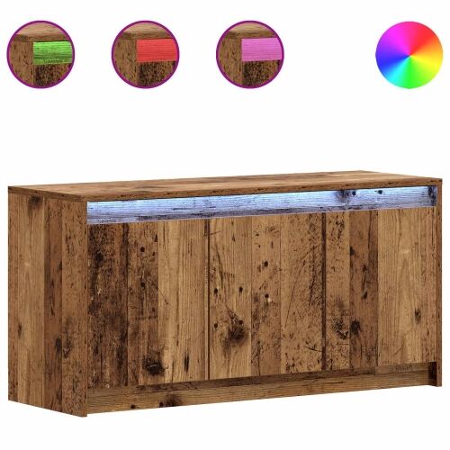TV ormar 100 x 34 x 50 cm Staro drvo Konstruirano drvo - Staro drvo Cijena