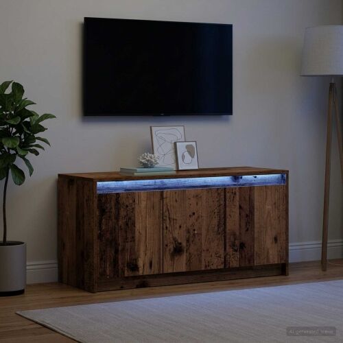 TV ormar 100 x 34 x 50 cm Staro drvo Konstruirano drvo - Staro drvo Cijena