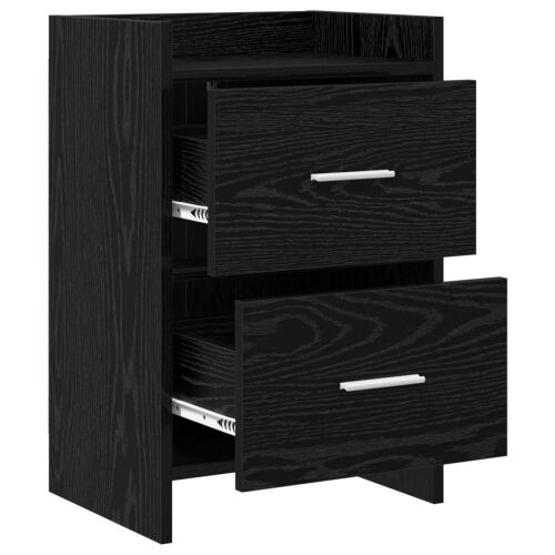 Noćni ormarići Crni hrast 40 x 30 x 60 cm Konstruirano drvo - Crni hrast 1 Cijena