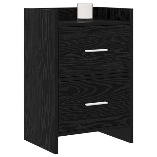 Noćni ormarići Crni hrast 40 x 30 x 60 cm Konstruirano drvo - Crni hrast 1 Cijena