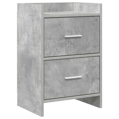 Noćni ormarići Betonska siva 40 x 30 x 60 cm Konstruirano drvo - Betonska siva 1 Cijena