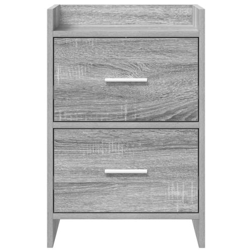 Noćni ormarići Siva Sonoma 40 x 30 x 60 cm Konstruirano drvo - Siva Sonoma 1 Cijena