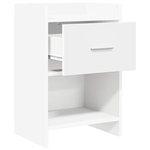 Noćni ormarići Bijela 40 x 30 x 60 cm Konstruirano drvo - Bijela 1 Cijena