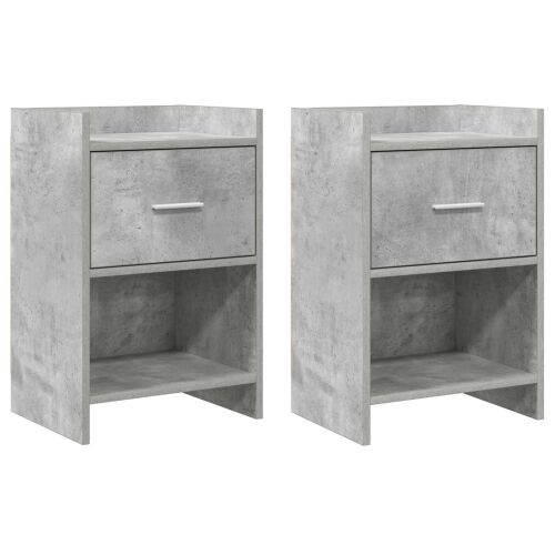 Noćni ormarići 2 kom. Betonska siva 40 x 30 x 60 cm - Betonska siva 2 Cijena