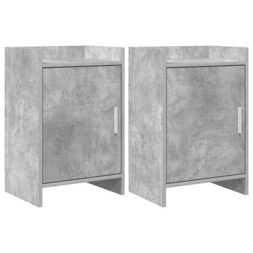 Noćni ormarići 2 kom. Betonska siva 40 x 30 x 60 cm - Betonska siva 2 Cijena