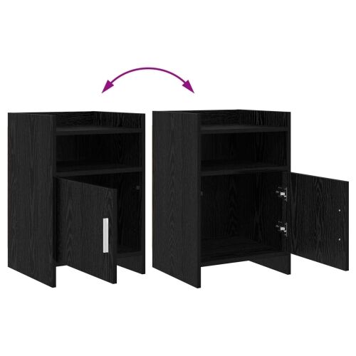 Noćni ormarići Crni hrast 40 x 36 x 60 cm Konstruirano drvo - Crni hrast 1 Cijena