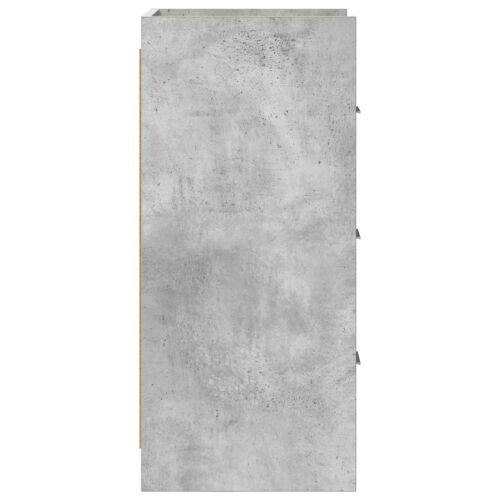Kreveta Betonska siva 40 x 36 x 80 cm Konstruirano drvo - Betonska siva Cijena