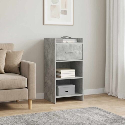 Kreveta Betonska siva 40 x 36 x 80 cm Konstruirano drvo - Betonska siva Cijena