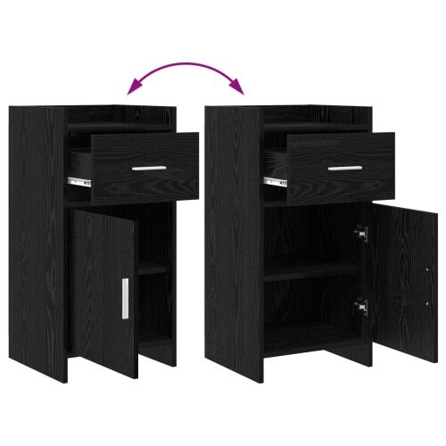 Kreveta Crni hrast 40 x 36 x 80 cm Konstruirano drvo - Crni hrast Cijena