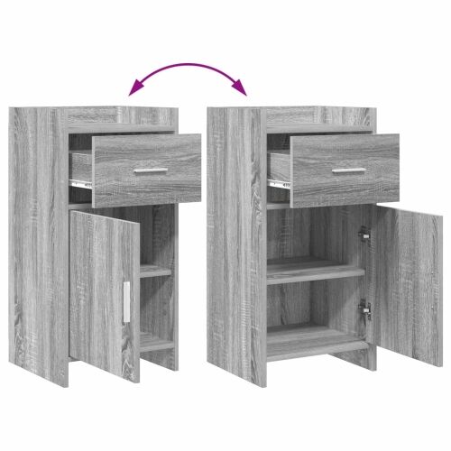 Kreveta Siva Sonoma 40 x 36 x 80 cm Konstruirano drvo - Siva Sonoma Cijena