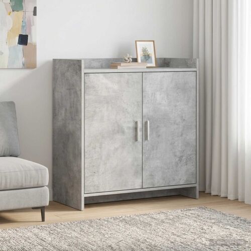 Kreveta Betonska siva 72 x 36 x 80 cm Konstruirano drvo - Betonska siva Cijena