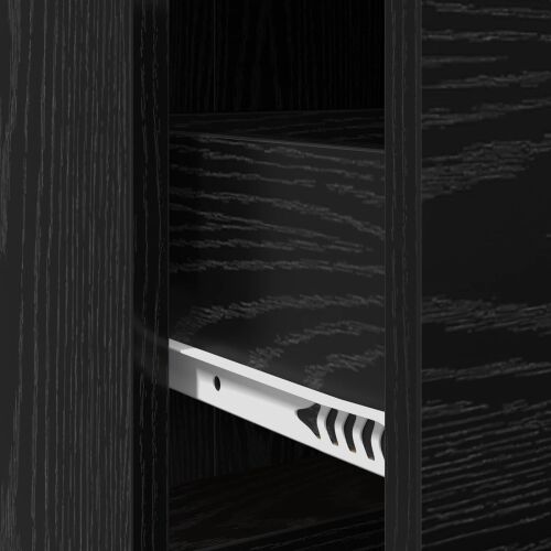 Kreveta Crni hrast 75 x 33 x 80 cm Konstruirano drvo - Crni hrast Cijena
