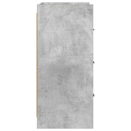 Kreveta Betonska siva 75 x 33 x 80 cm Konstruirano drvo - Betonska siva Cijena