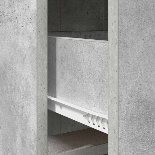 Kreveta Betonska siva 75 x 33 x 80 cm Konstruirano drvo - Betonska siva Cijena