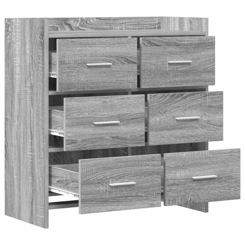 Kreveta Siva Sonoma 75 x 33 x 80 cm Konstruirano drvo - Siva Sonoma Cijena