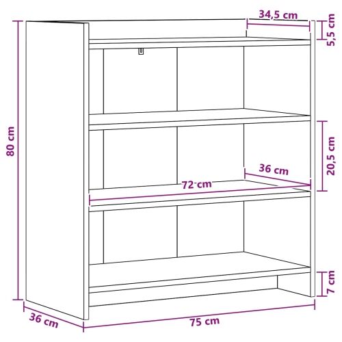 Kreveta Staro drvo 75 x 36 x 80 cm Konstruirano drvo - Staro drvo Cijena