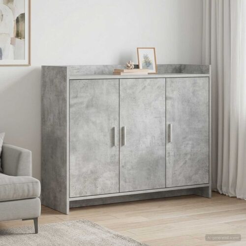 Kreveta Betonska siva 98,5 x 33 x 80 cm Konstruirano drvo - Betonska siva Cijena