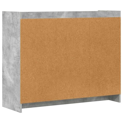 Kreveta Betonska siva 98,5 x 33 x 80 cm Konstruirano drvo - Betonska siva Cijena