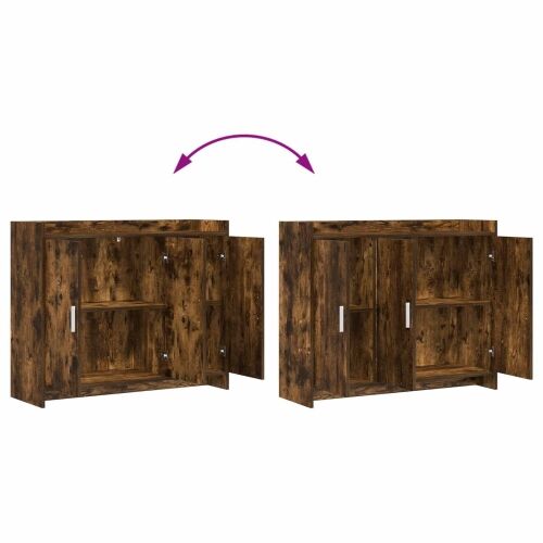 Kreveta Dimljeni hrast 98,5 x 33 x 80 cm Konstruirano drvo - Dimljeni hrast Cijena