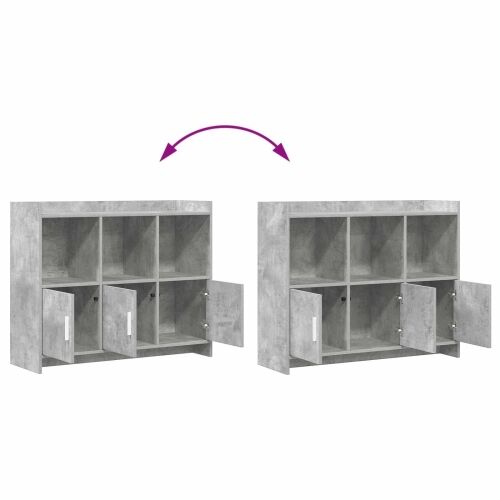 Kreveta Betonska siva 98,5 x 33 x 80 cm Konstruirano drvo - Betonska siva Cijena