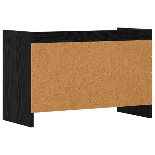 TV ormar 71,5 x 33 x 47 cm Crni hrast Konstruirano drvo - Crni hrast Cijena